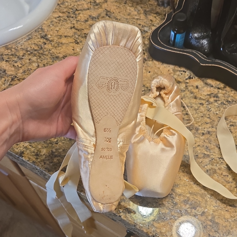 Gold Ballet Shoes